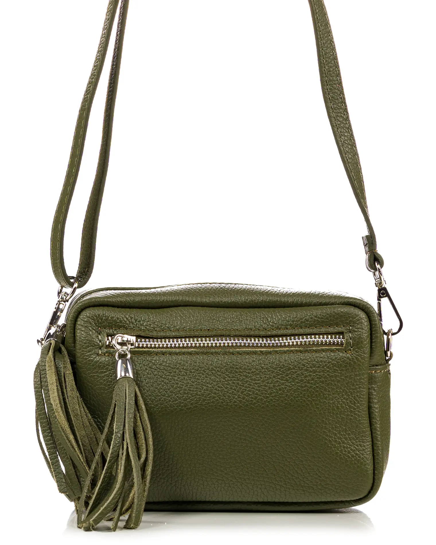 Pristine Crossbody Bag, Olive Green Color