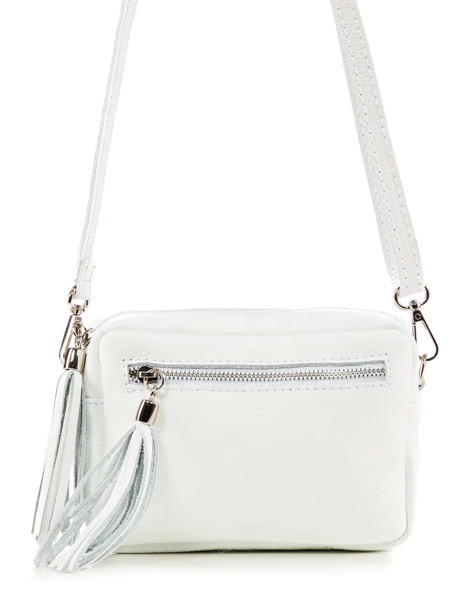 Pristine Crossbody Bag, White Color