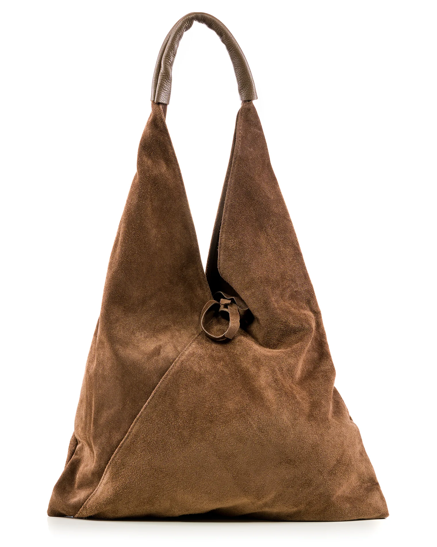 Casual Affair Bindle Bag, Dark Taupe Color