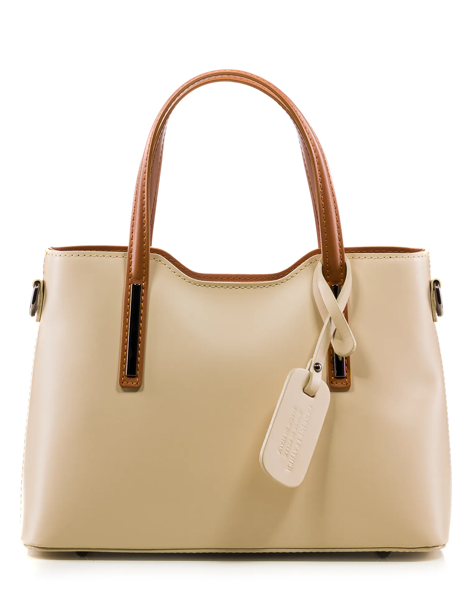 Alter Ego Bag, Beige/Cognac Color