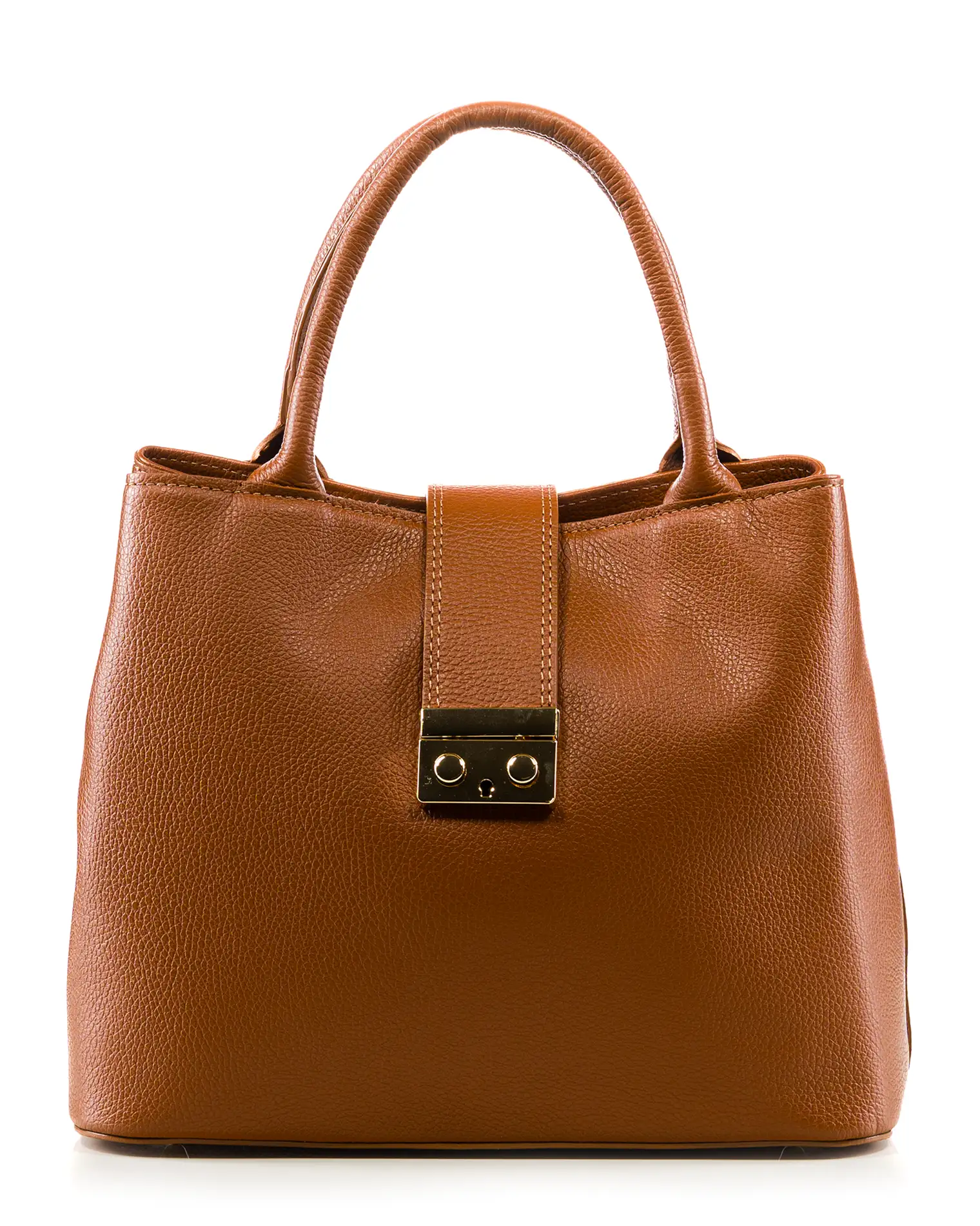 Say It Louder Bag, Cognac Color