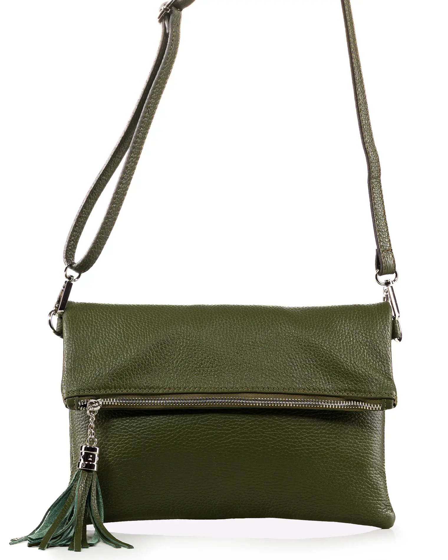 Ellie Flap Bag, Military Green Color