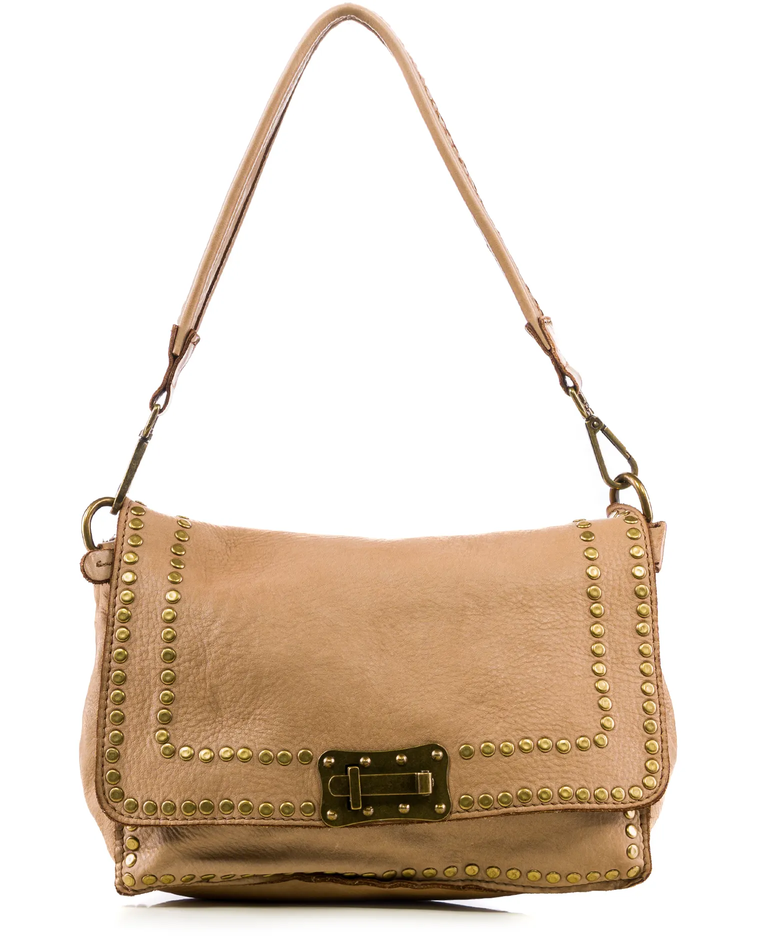 Real Hope Flap Bag, Taupe Color