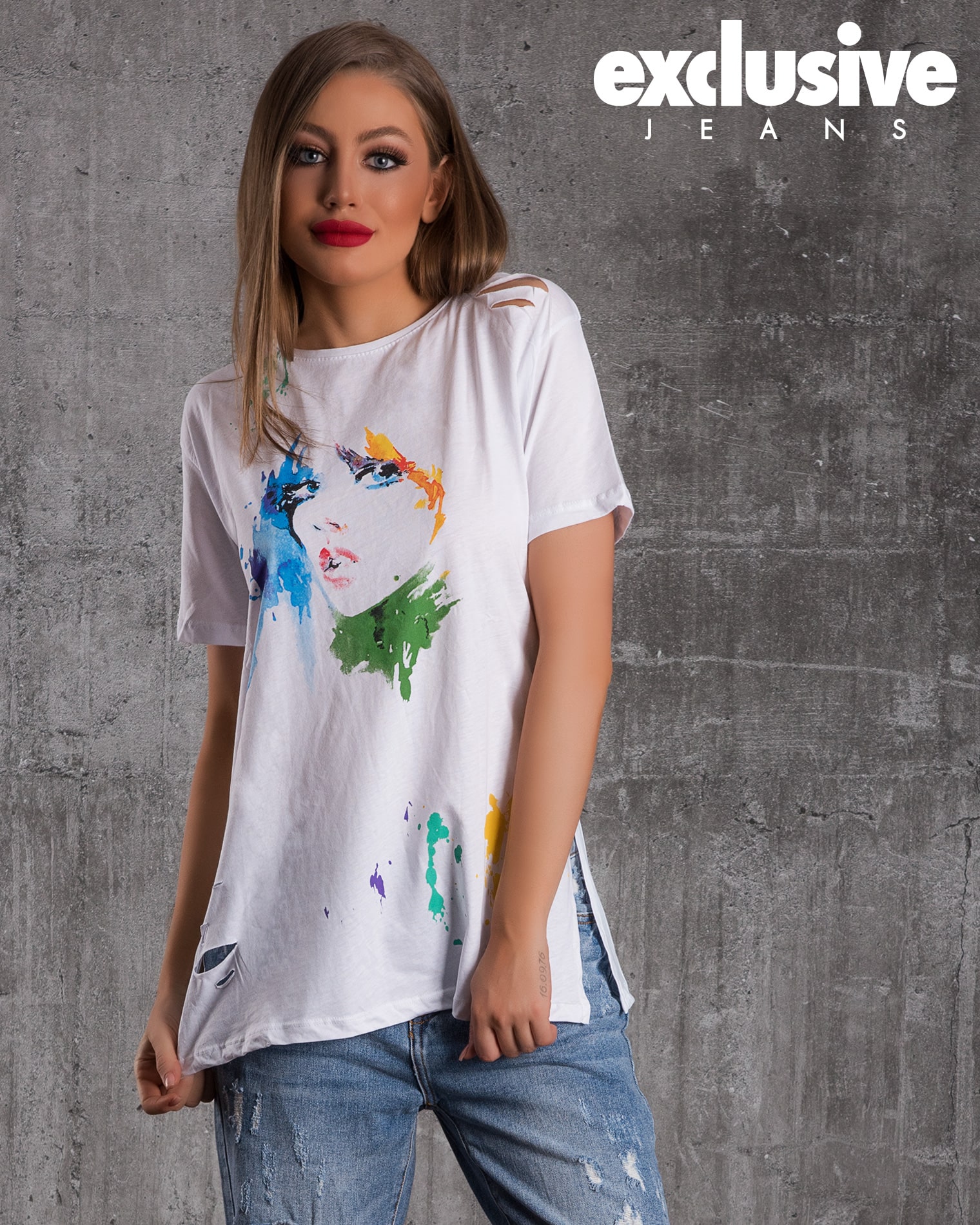 Art T-Shirt, White Color