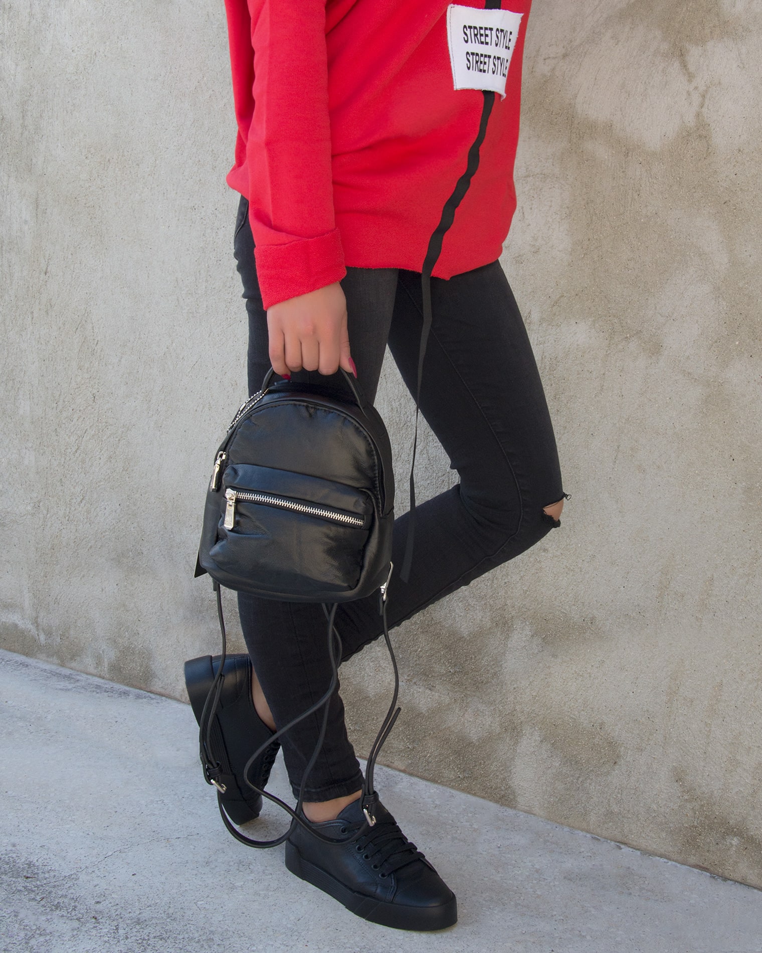 Imagine Mini Backpack, Black Color