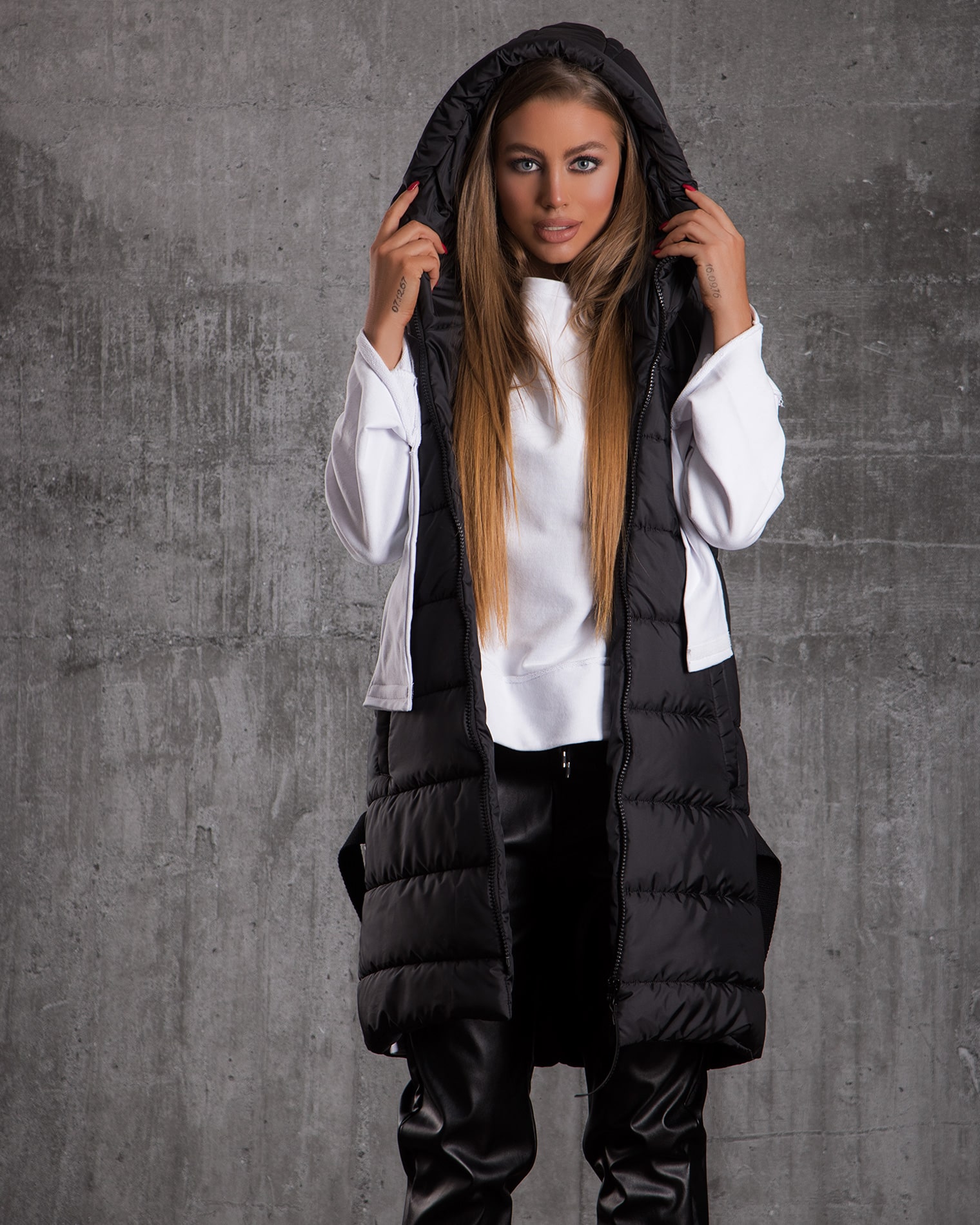 Detroit Puffer Gilet, Black Color