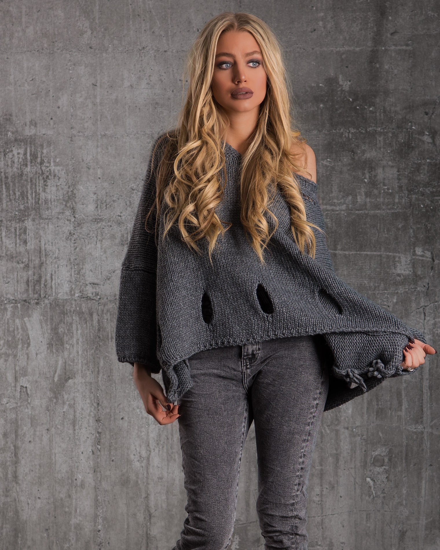 Mellow Sweater, Grey Color