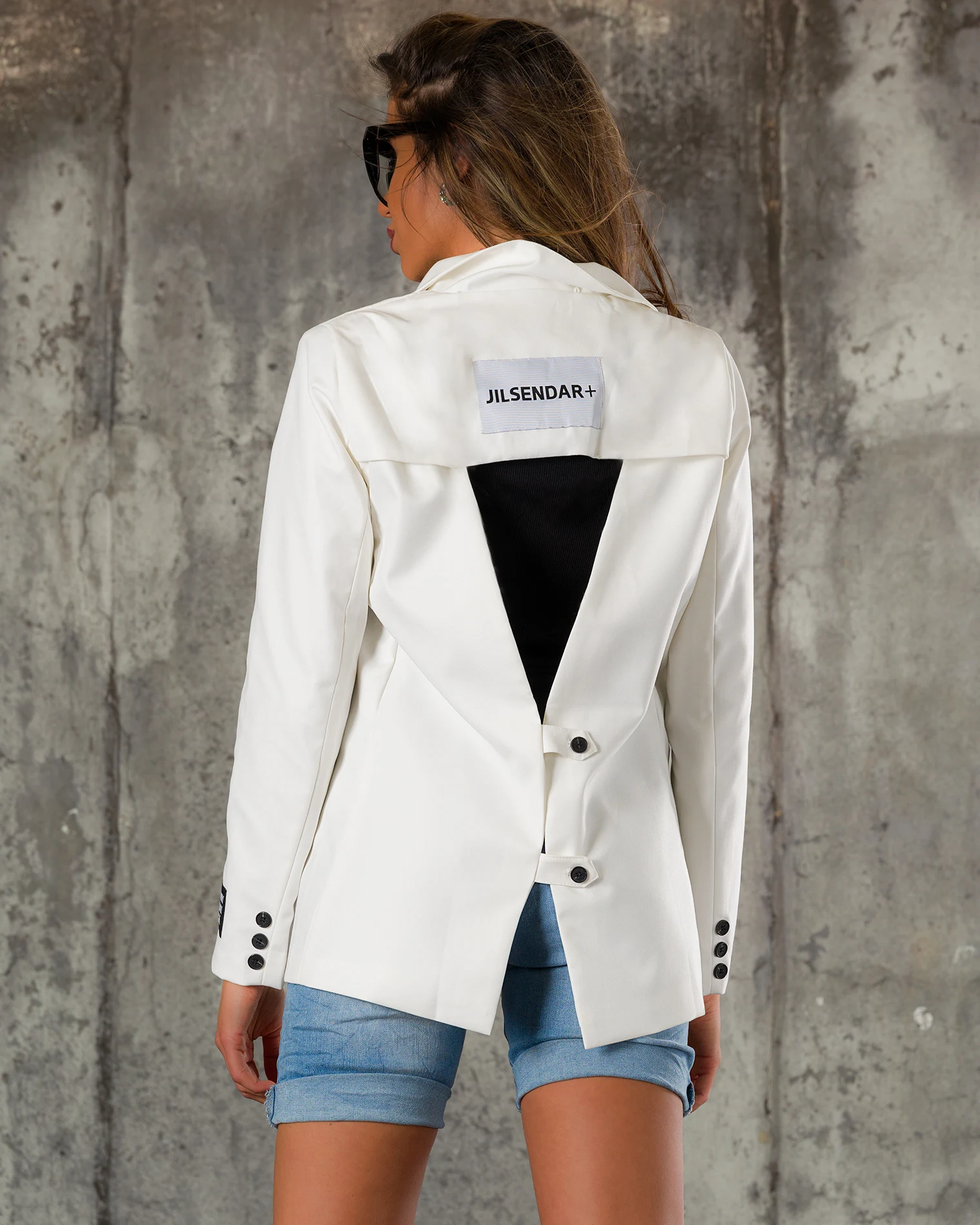 Feel It Blazer, White Color
