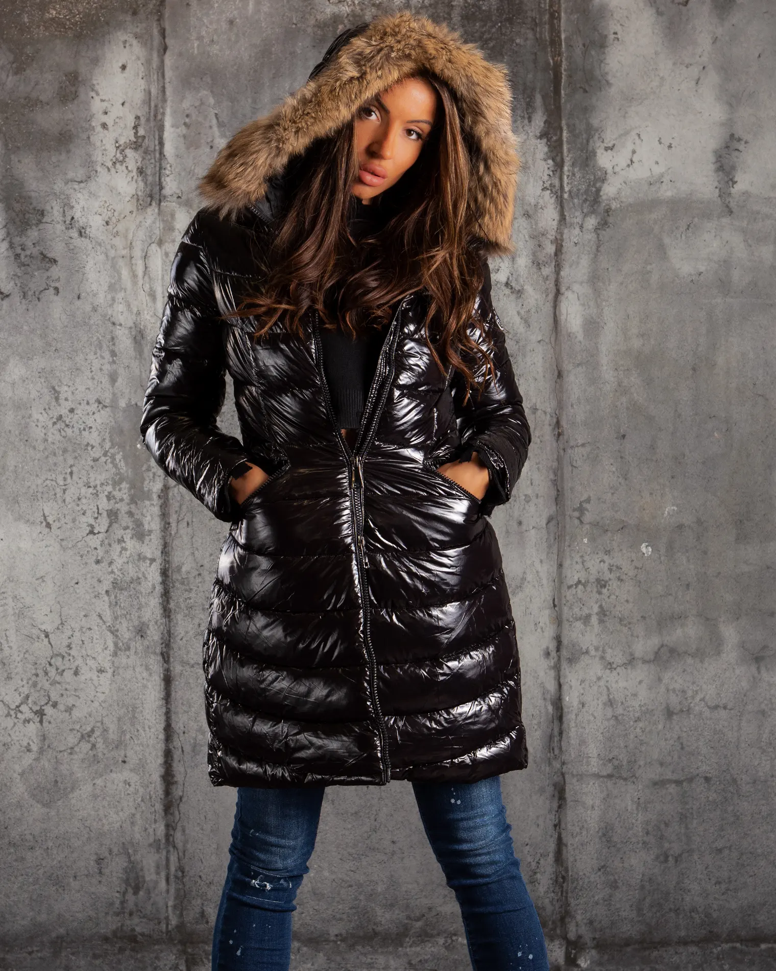 Montreal Winter Jacket, Black Color