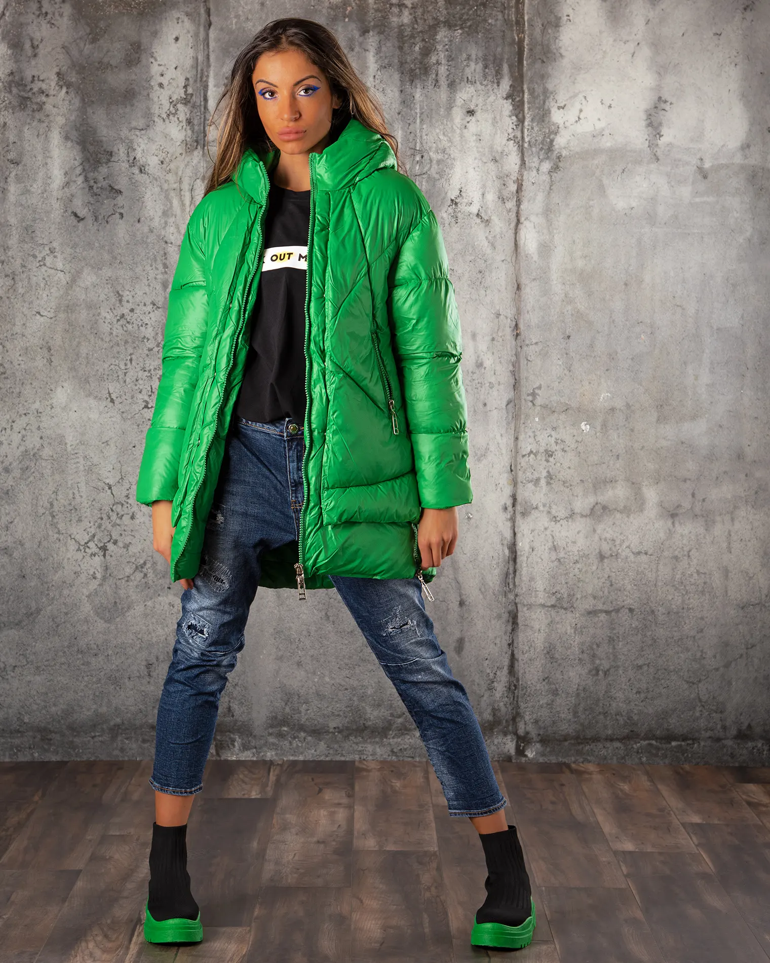 Collaboration Jacket, Green Color