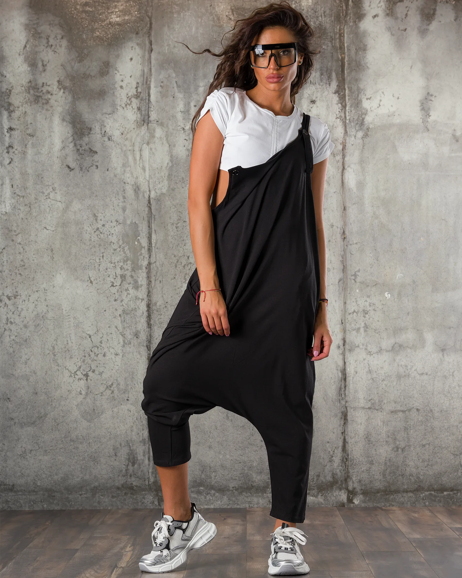 Facts Jumpsuit, Black Color