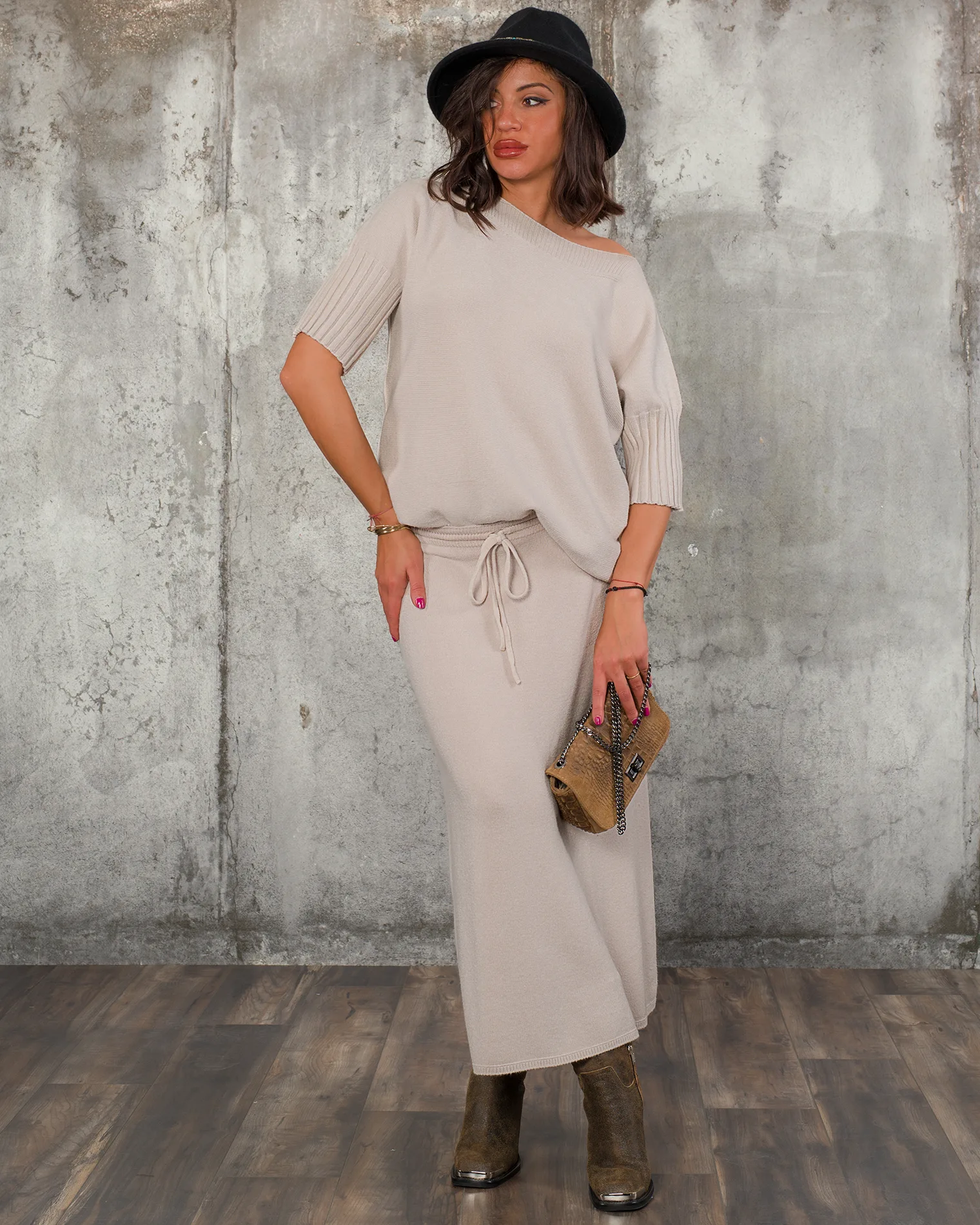 Комплект Notable, Цвят Таупе