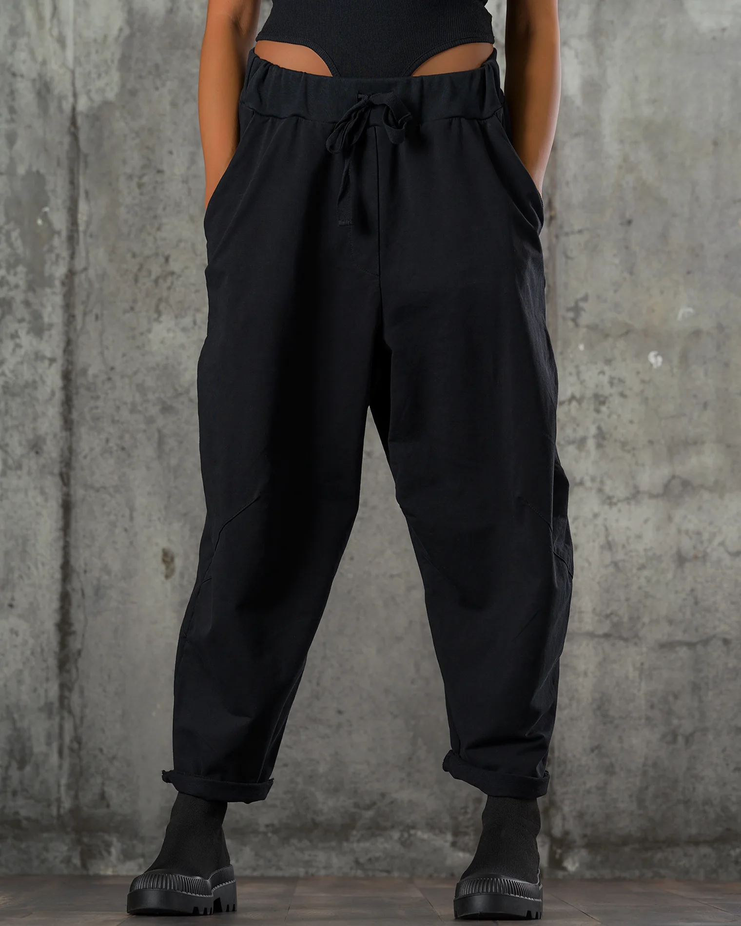 Rising Trousers, Black Color