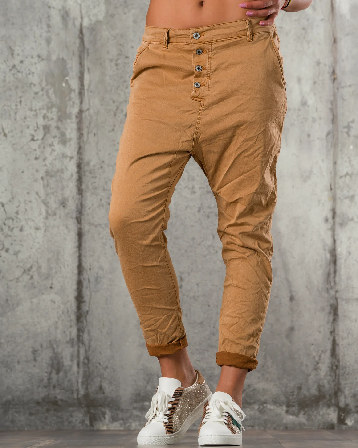 Off Camera Trousers, Cognac Color