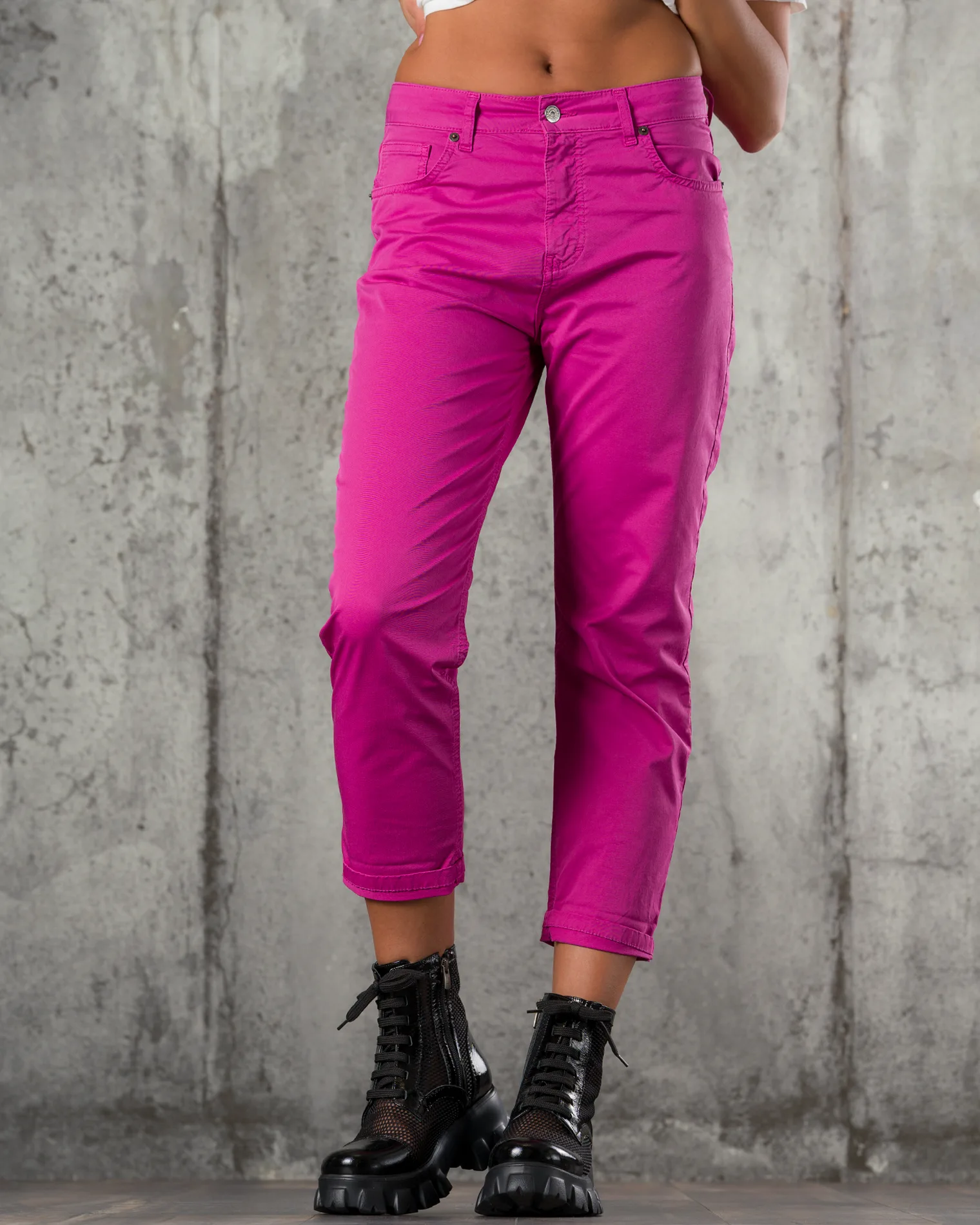 I'm Back Trousers, Fuchsia Color