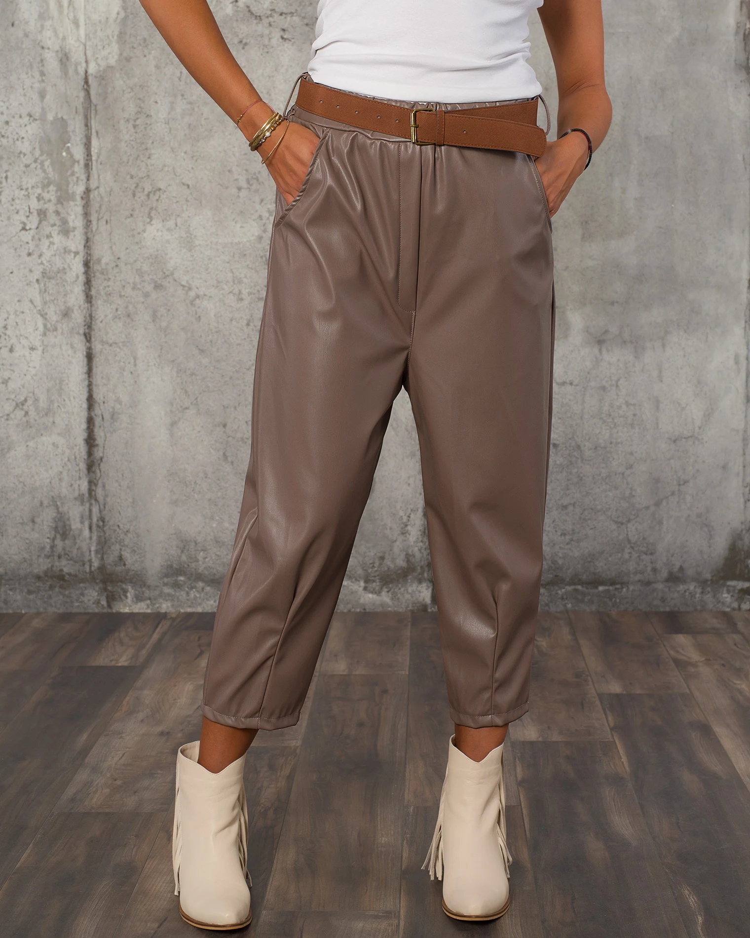 Панталон Antonia, Цвят Тъмно Таупе