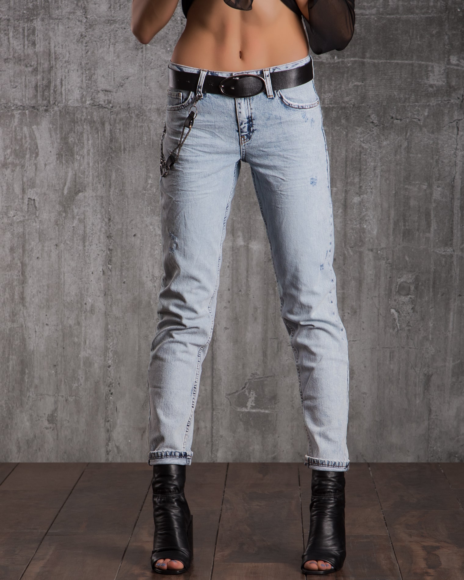 Dream Boyfriend Jeans, Blue Color