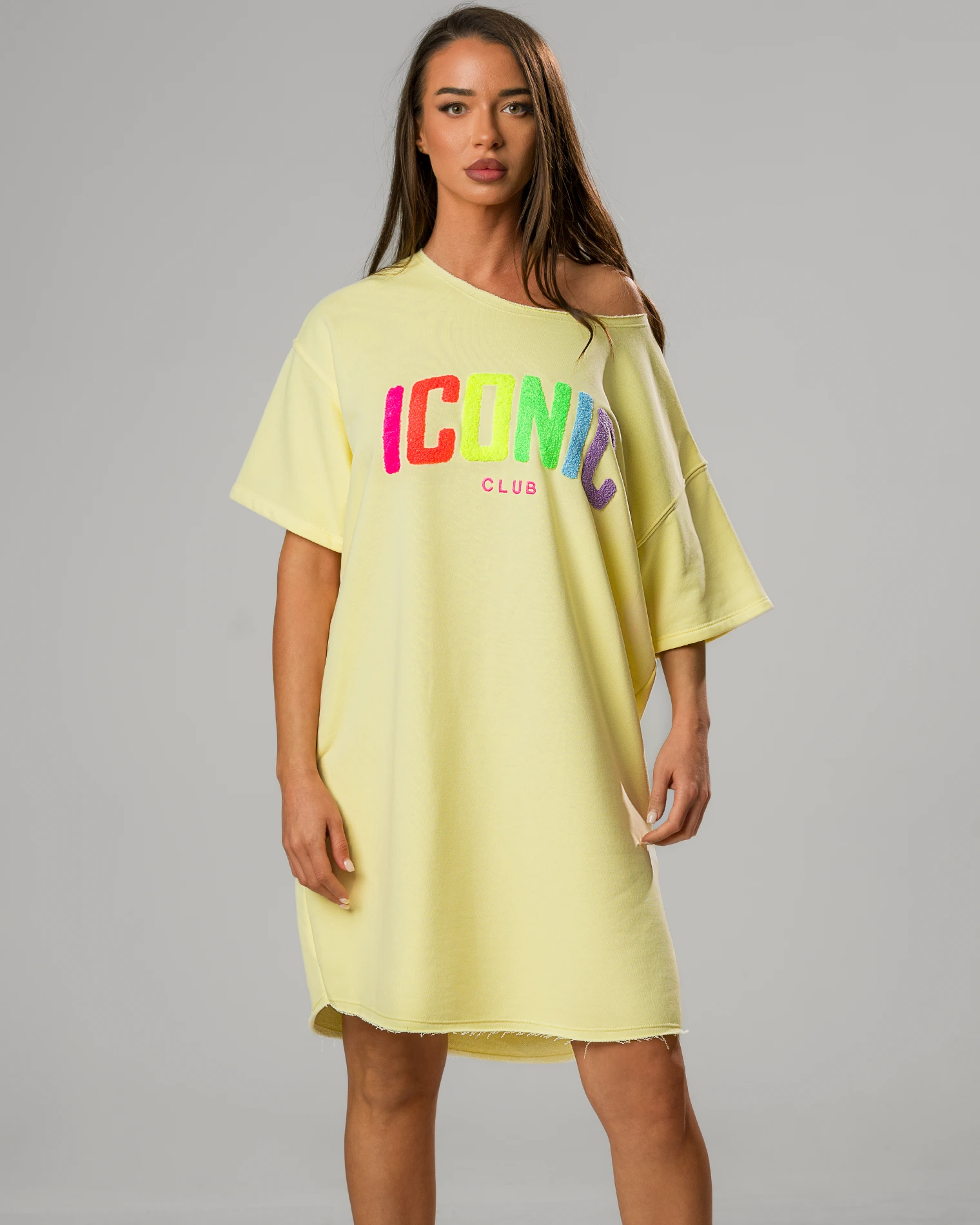 Рокля Iconic Club, Жълт Цвят