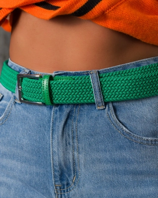 Boardwalk Belt, Green Color