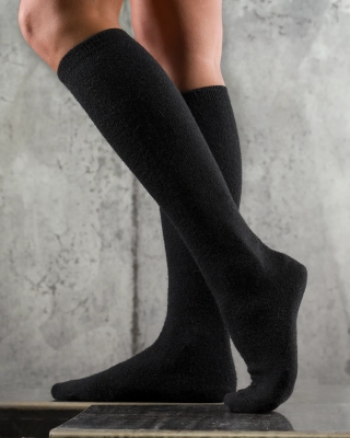 Gingerbread Socks, Black Color
