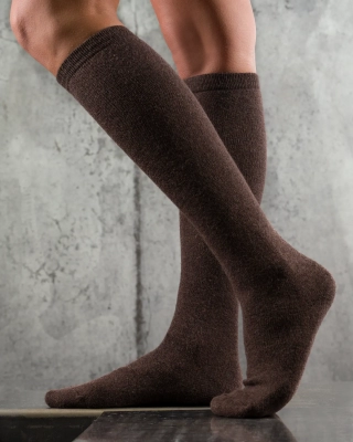 Gingerbread Socks, Brown Color