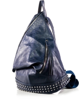 Streets Studded Backpack, Navy Color