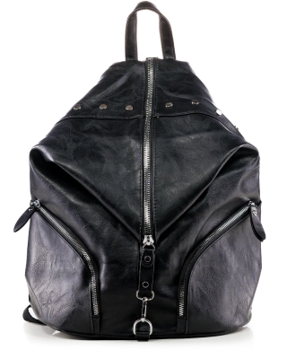 Work Hard, Play Hard Backpack, Black Color