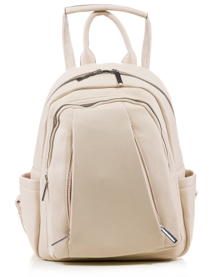 Fabiola Backpack, Beige Color