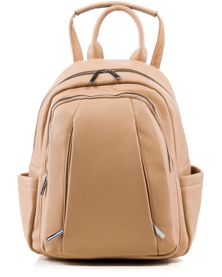 Fabiola Backpack, Dark Taupe Color