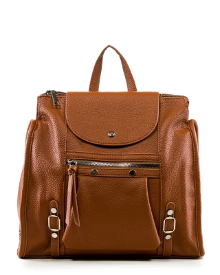 Shine On Backpack, Cognac Color
