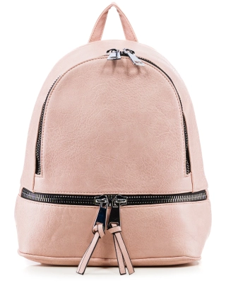 Belinda Backpack, Powdery Pink Color