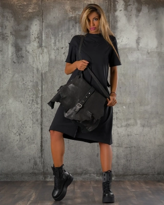 Legacy Leather Bag, Black Color