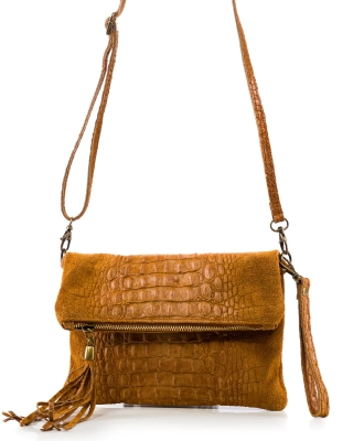 Mariella Flap Bag, Cognac Color