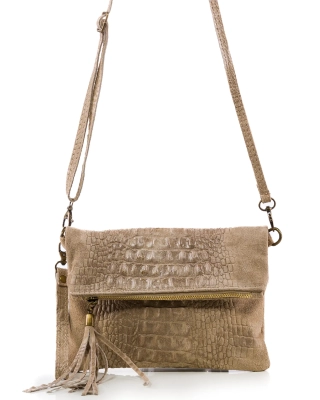 Mariella Flap Bag, Taupe Color