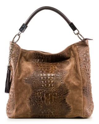 Helios Bag, Dark Taupe Color