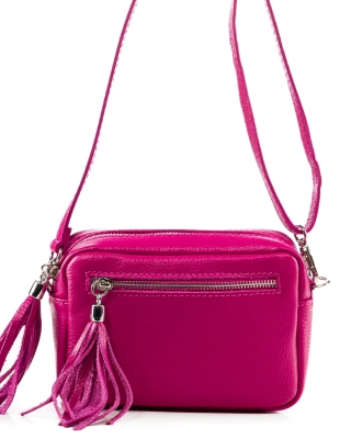 Pristine Crossbody Bag, Fuchsia Color