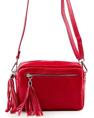 Pristine Crossbody Bag, Red Color