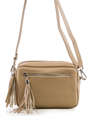 Pristine Crossbody Bag, Taupe Color