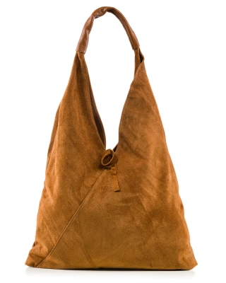 Casual Affair Bindle Bag, Cognac Color