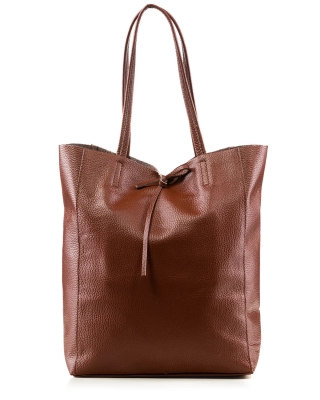 Clean Out Tote Bag, Brown Color