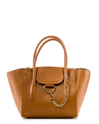 Tell Your Friends Bag, Cognac Color