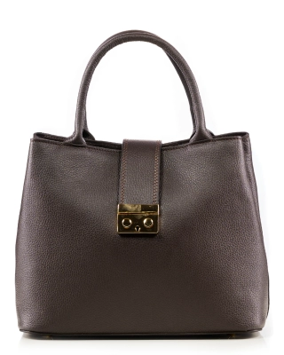 Say It Louder Bag, Dark Brown Color