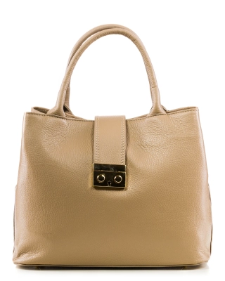 Say It Louder Bag, Taupe Color