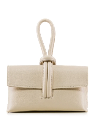 Wicked Game Clutch Bag, Beige Color