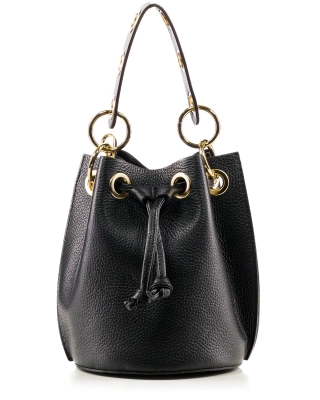 Colorful Life Bucket Bag, Black Color