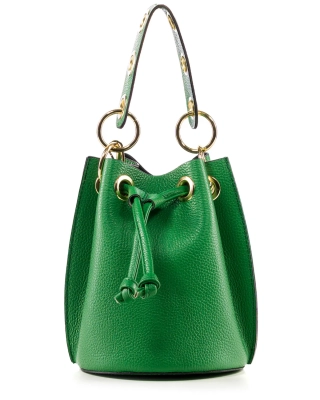 Colorful Life Bucket Bag, Green Color