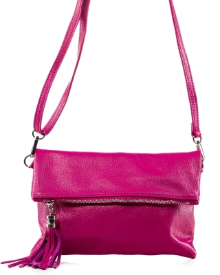Ellie Flap Bag, Fuchsia Color