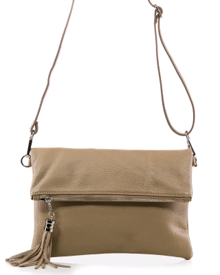 Ellie Flap Bag, Taupe Color