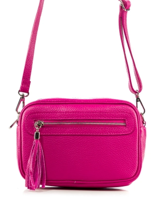 On My Own Crossbody Bag, Fuchsia Color