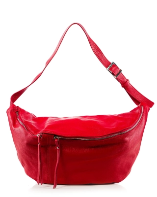 Platonic Bum Bag, Red Color